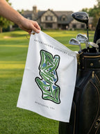 Interlachen Country Club, Golf Course Towel, Minnesota | Golf Course Print Towels