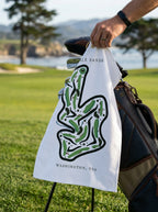 Gamble Sands, Golf Course Towel, Washington | Golf Course Print Towels