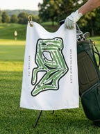 Atlantic Golf Club, Golf Course Towel, New York | Golf Course Print Towels