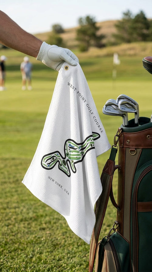West Point Golf Course Print, New York | Golf Course Print Towels | Golf Course Microfiber