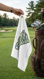 Pine Valley Golf Club Golf Course Prints, New Jersey | Golf Course Print Towels | Golf Course Microfiber