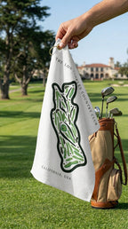 The Los Angeles Country Club, Golf Course Print, California | Golf Course Print Towels | Golf Course Microfiber