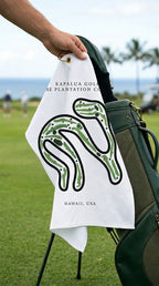 Kapalua Golf The Plantation Course Golf Course Prints, Hawaii | Golf Course Print Towels | Golf Course Microfiber