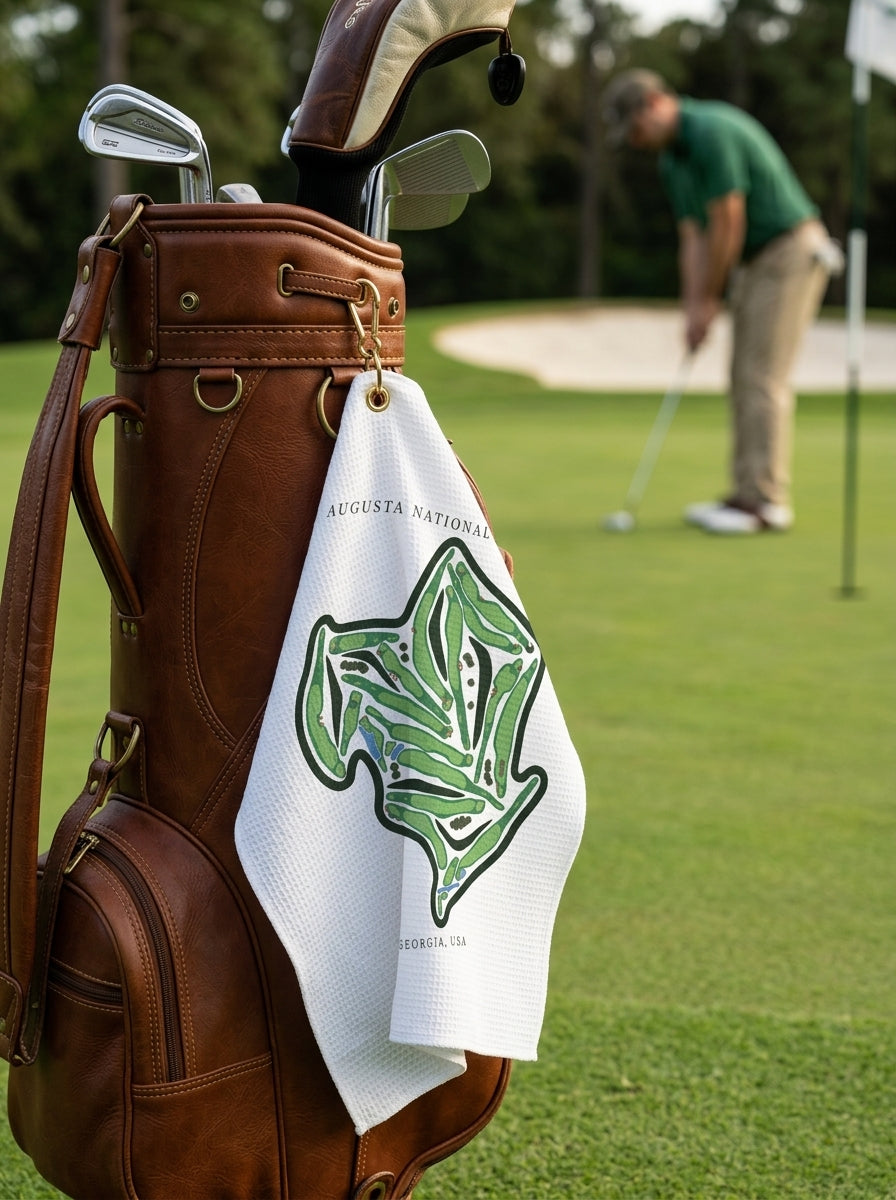 Augusta National Golf Club, Golf Course Print, Georgia | Golf Course Print Towels | Golf Course Microfiber