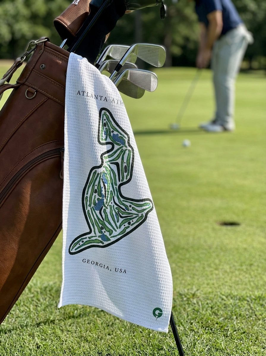 Atlanta Athletic Club, Golf Course Print, Georgia | Golf Course Print Towels | Golf Course Microfiber