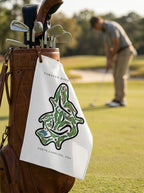Tobacco Road Golf Club, Golf Course Print, North Carolina | Golf Course Print Towels | Golf Course Microfiber