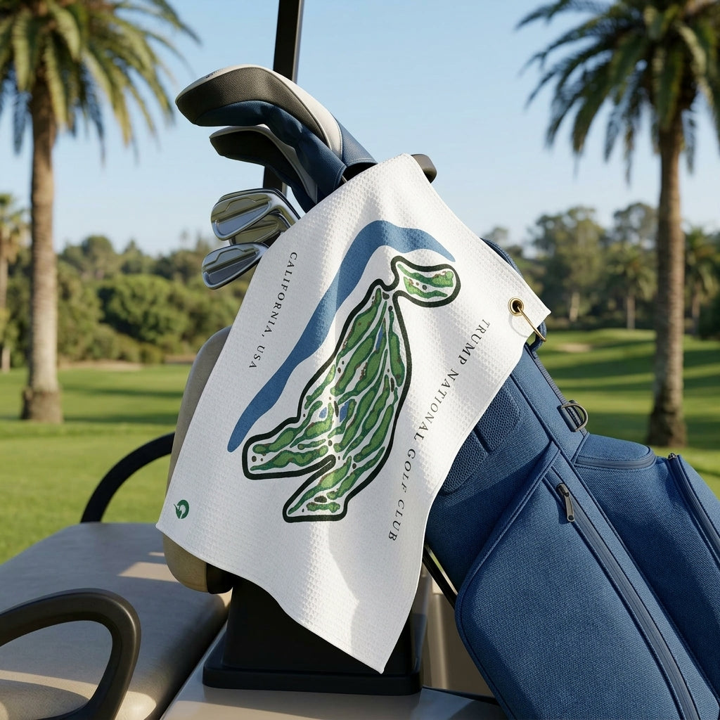 Trump National Golf Club, Golf Course Print, California | Golf Course Print Towels | Golf Course Microfiber
