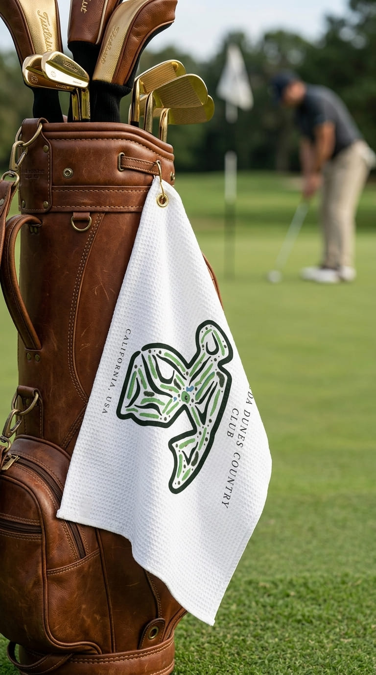 Bermuda Dunes Country Club, Golf Course Print, California | Golf Course Print Towels | Golf Course Microfiber