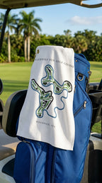 Blackwolf Run Golf Course Prints, Wisconsin | Golf Course Print Towels | Golf Course Microfiber