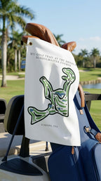 RJT golf trail at the shoals schoolmaster course Alabama  | Golf Course Print Towels | Golf Course Microfiber