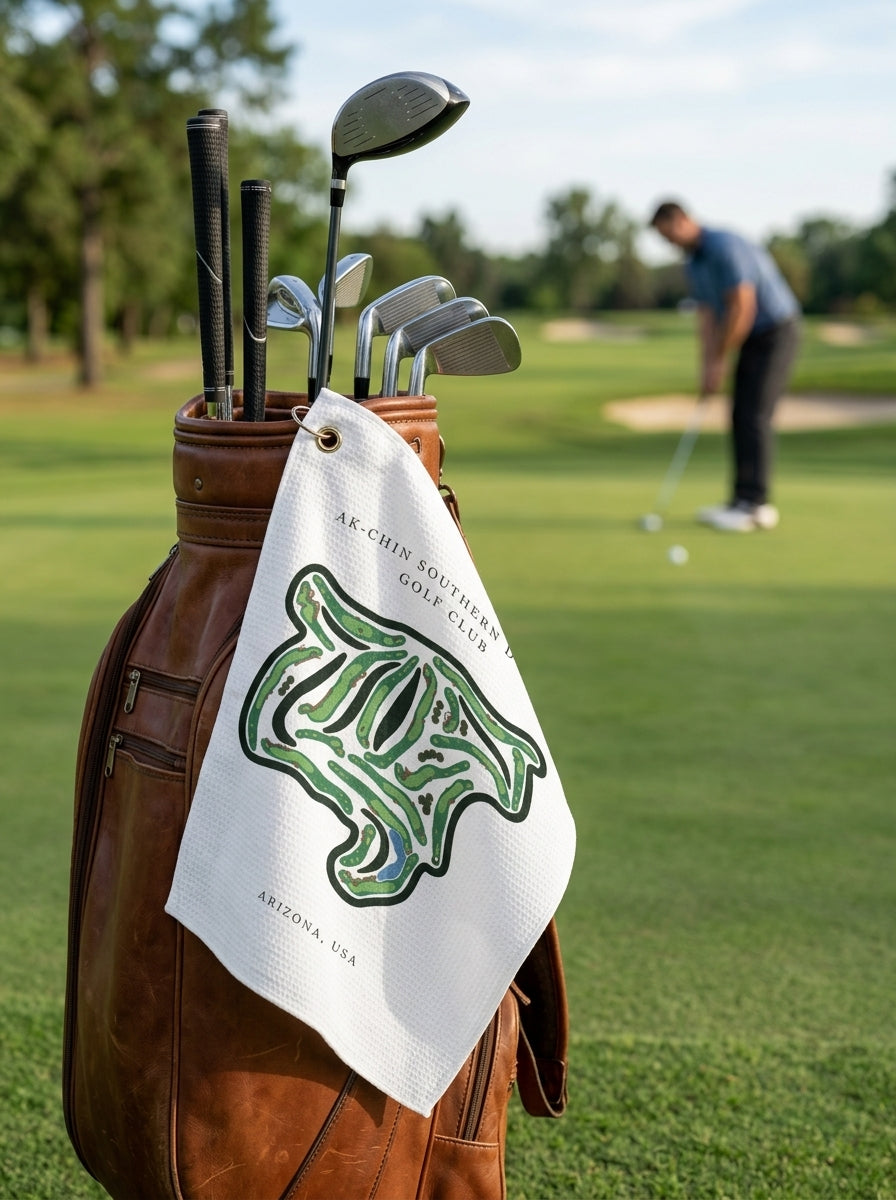 Ak-Chin Southern Dunes Golf Club, Arizona | Golf Course Print Towels