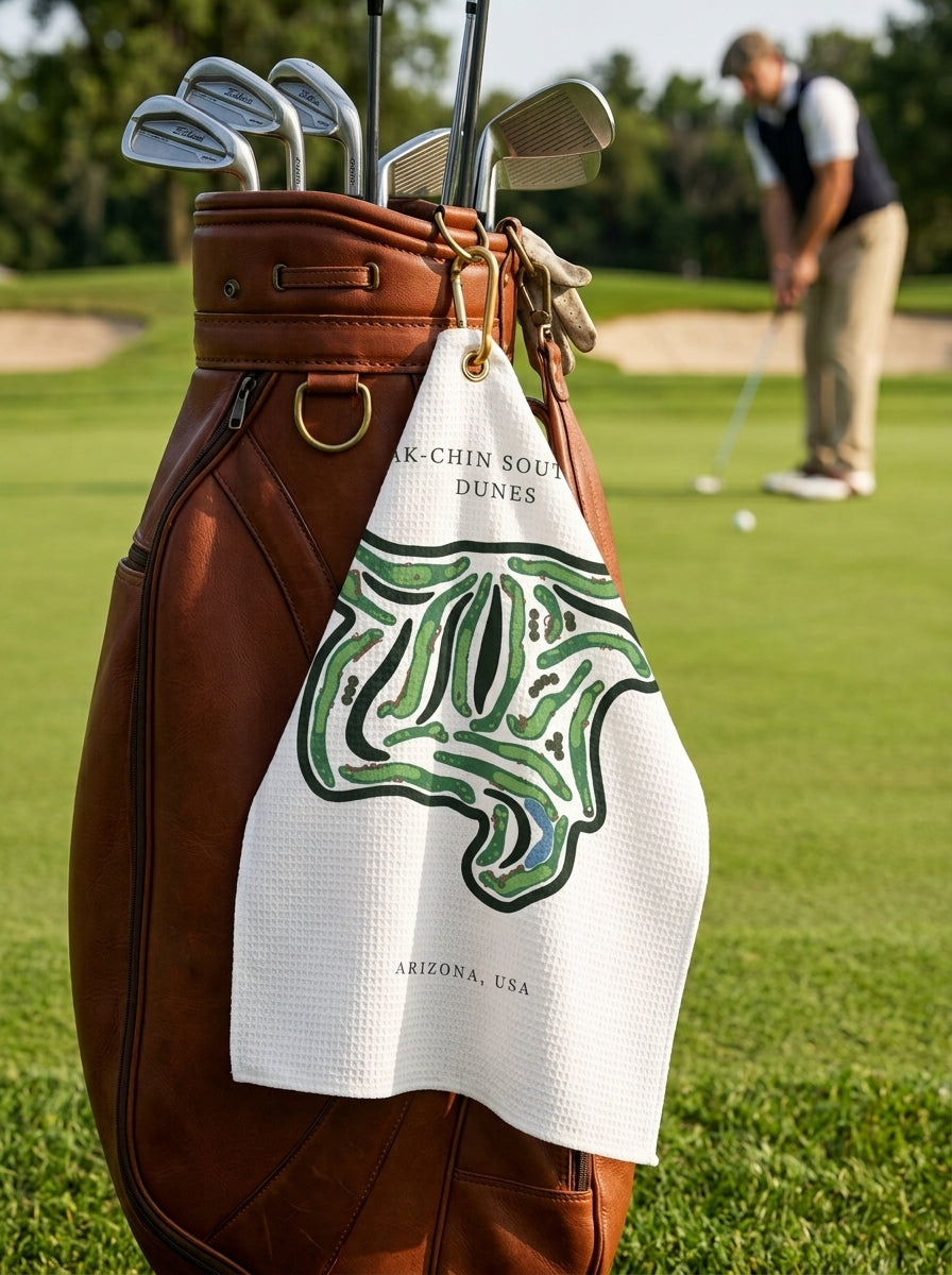 Ak-Chin Southern Dunes Golf Club, Arizona | Golf Course Print Towels