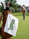 El Caballero Country Club, Golf Course Towel, California | Golf Course Print Towels