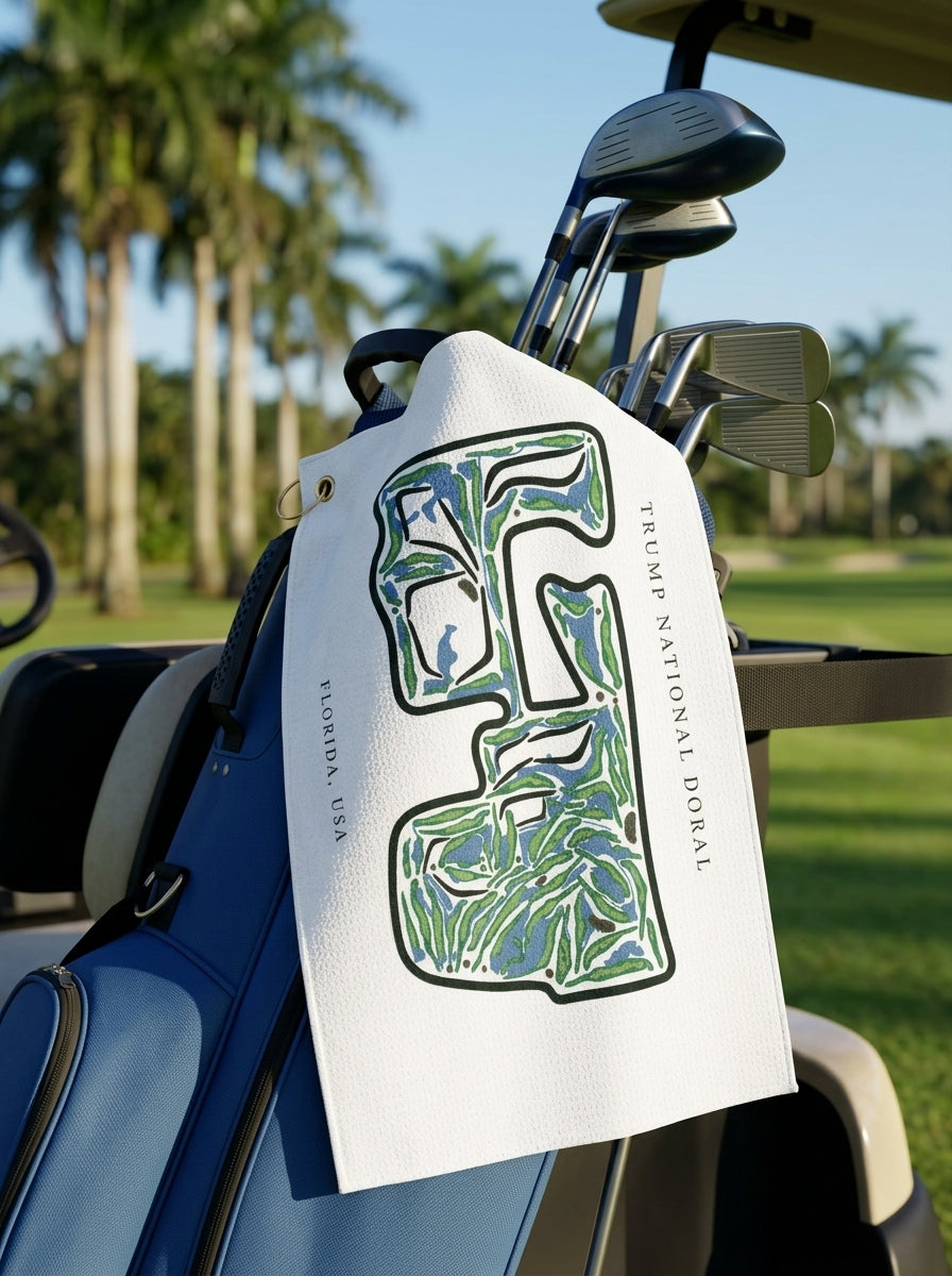 Trump National Doral, Golf Course Towel, Florida | Golf Course Print Towels