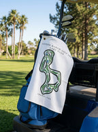 Gozzer Ranch Golf and Lake Club, Golf Course Towel, Idaho | Golf Course Print Towels