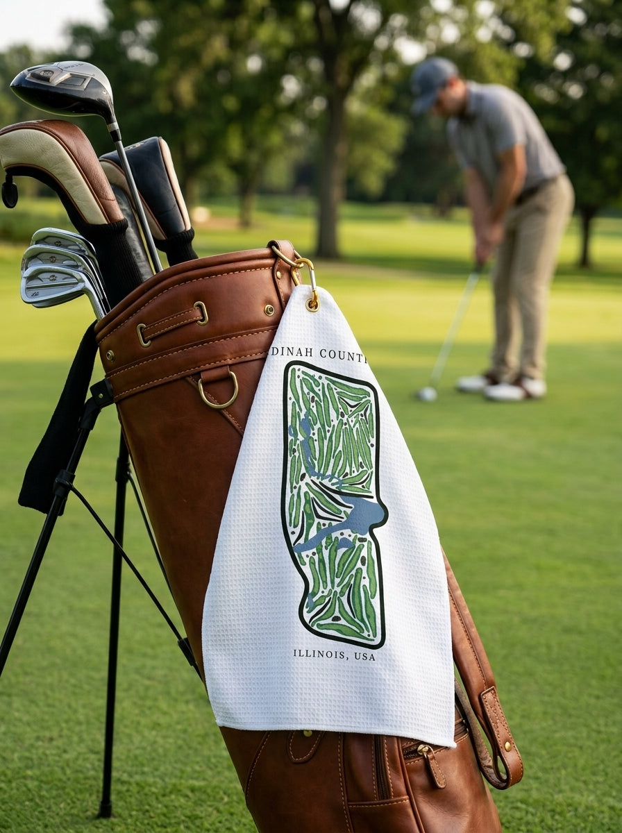 Medinah Country Club, Golf Course Towel, Illinois | Golf Course Print Towels