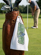 Medinah Country Club, Golf Course Towel, Illinois | Golf Course Print Towels