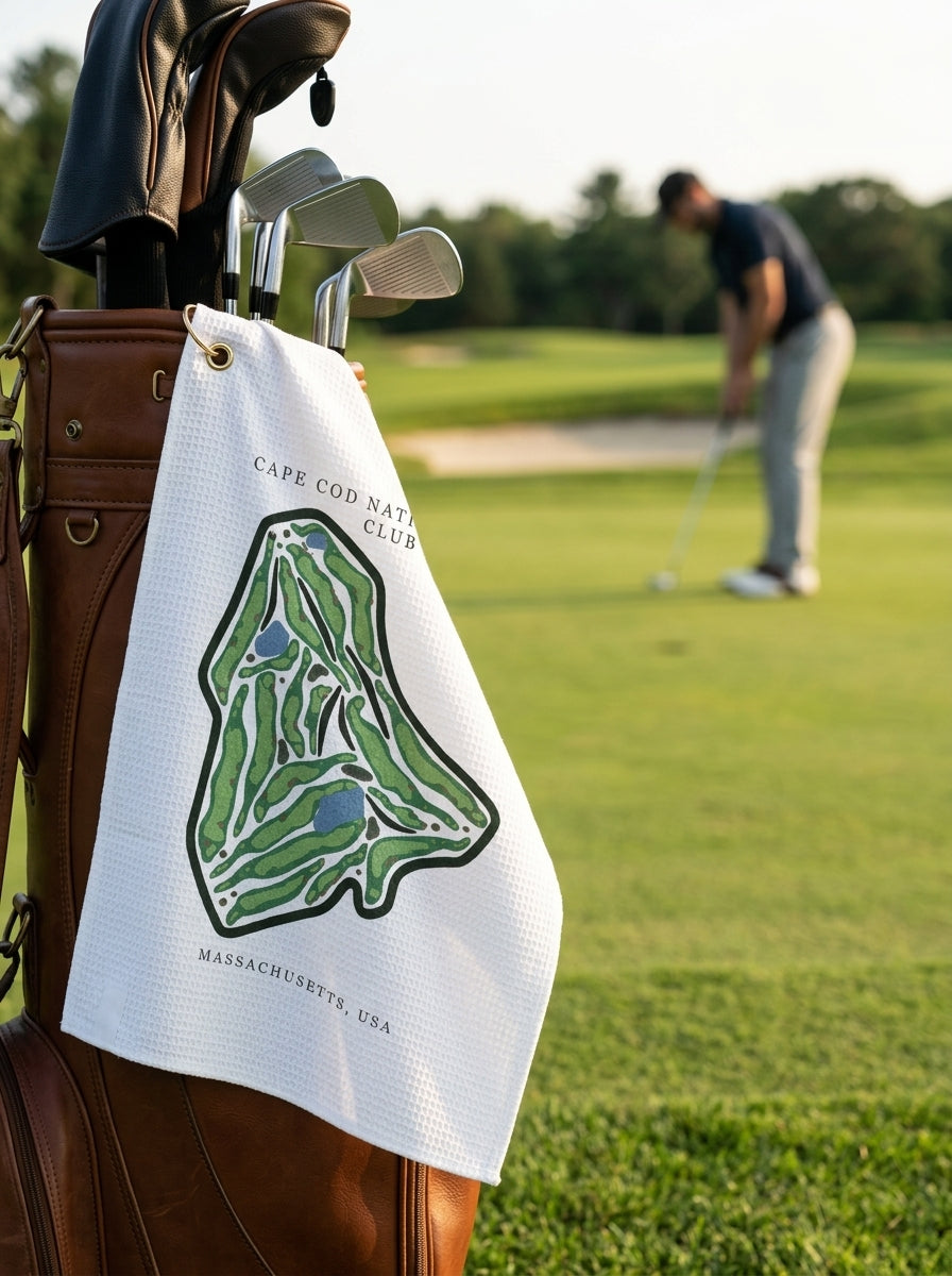 Cape Cod National Golf Club, Golf Course Towel, Massachusetts | Golf Course Print Towels