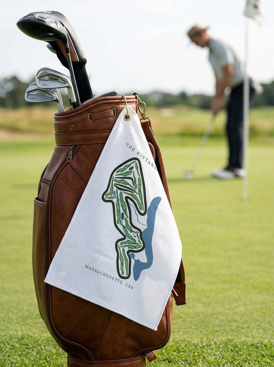 The Kittansett Club, Golf Course Towel, Massachusetts | Golf Course Print Towels
