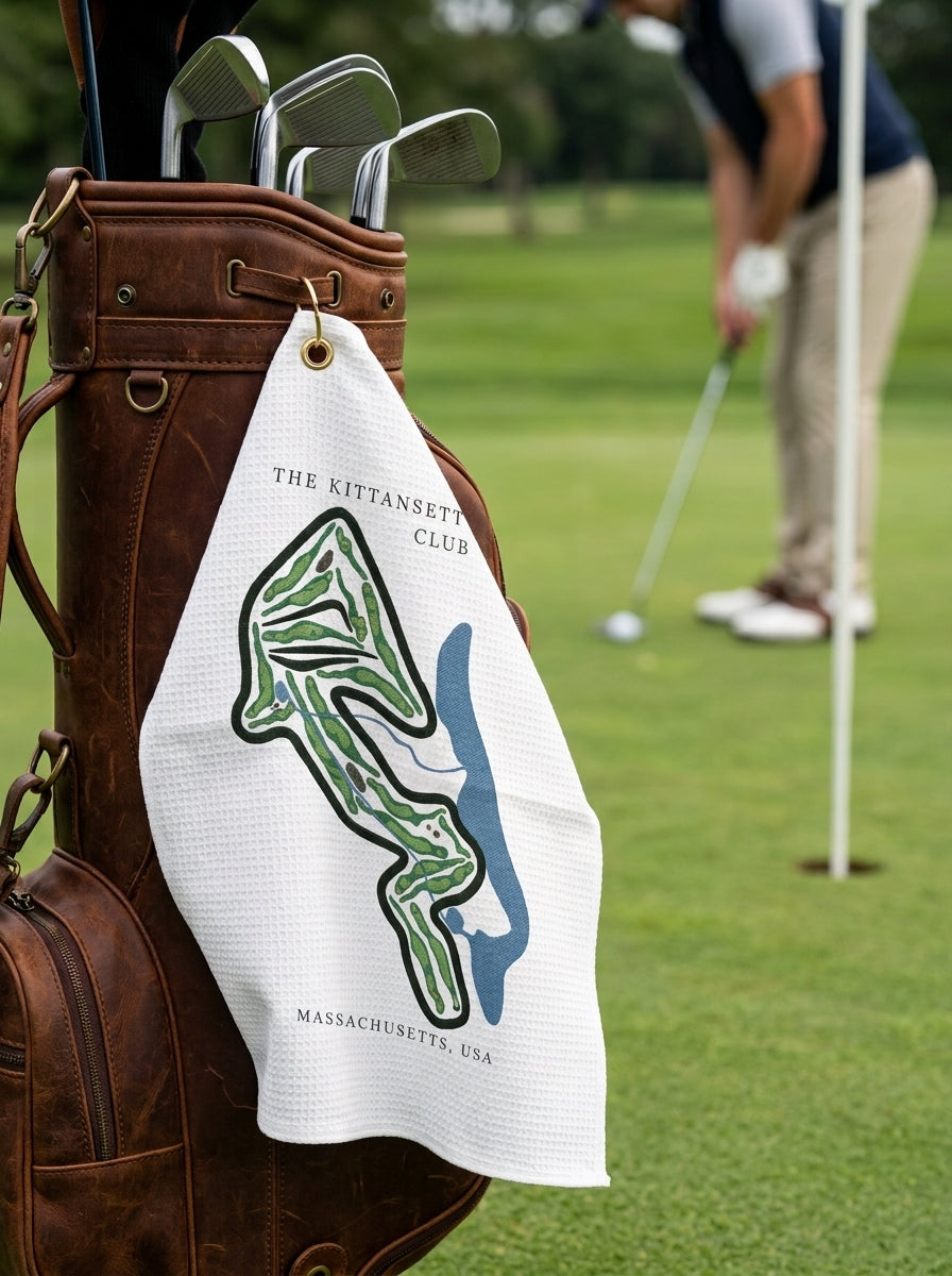 The Kittansett Club, Golf Course Towel, Massachusetts | Golf Course Print Towels