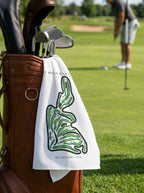 Bay Mills Golf Course, Golf Course Towel, Michigan | Golf Course Print Towels