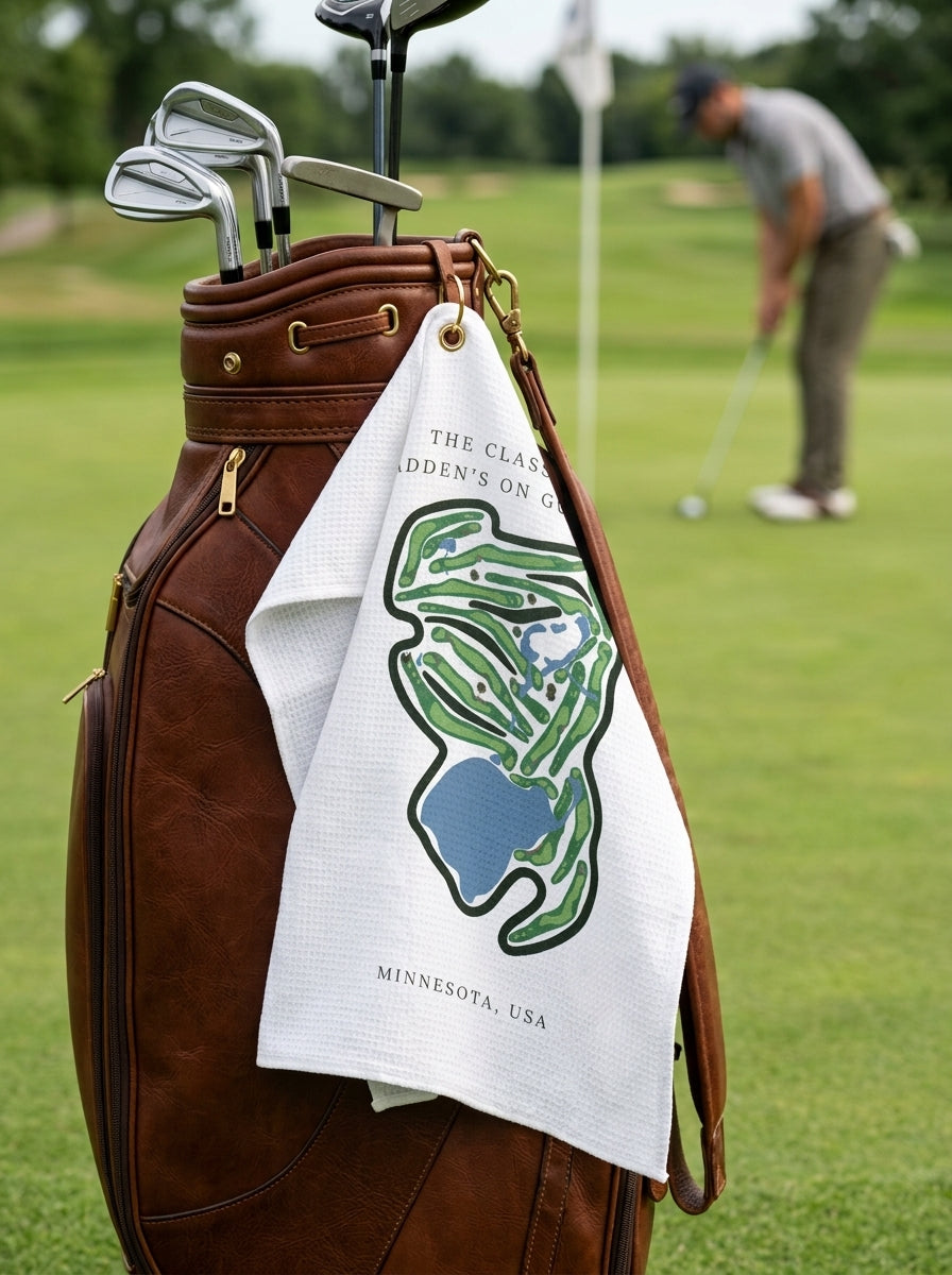 The Classic at Madden's On Gull Lake, Golf Course Towel, Minnesota | Golf Course Print Towels