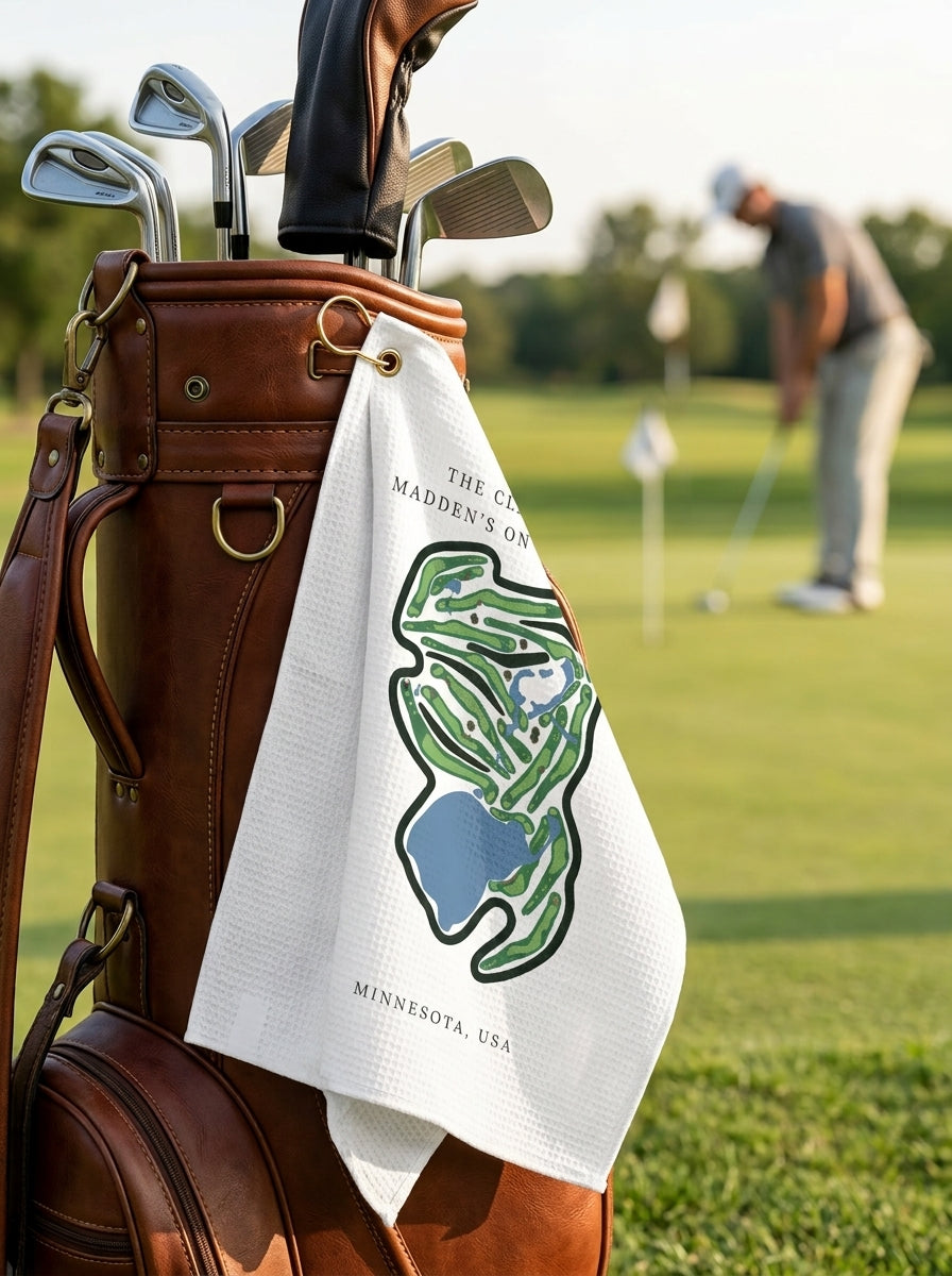 The Classic at Madden's On Gull Lake, Golf Course Towel, Minnesota | Golf Course Print Towels