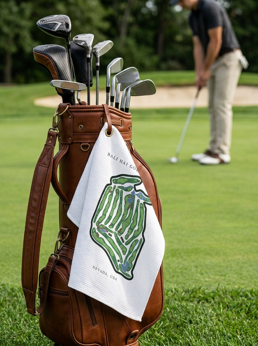Bali Hai, Golf Course Towel, Nevada | Golf Course Print Towels