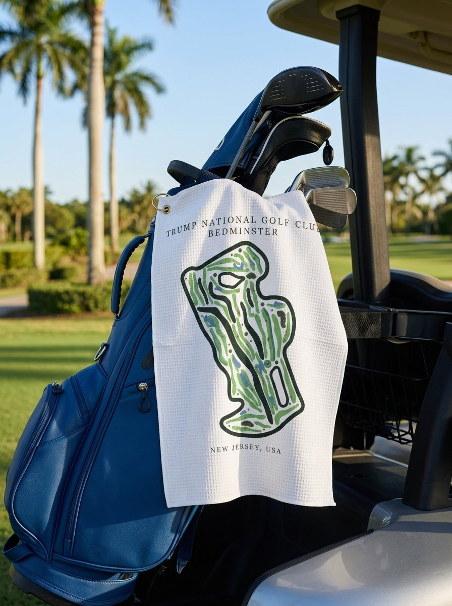 Trump National Golf Club Bedminster, Golf Course Towel, New Jersey | Golf Course Print Towels