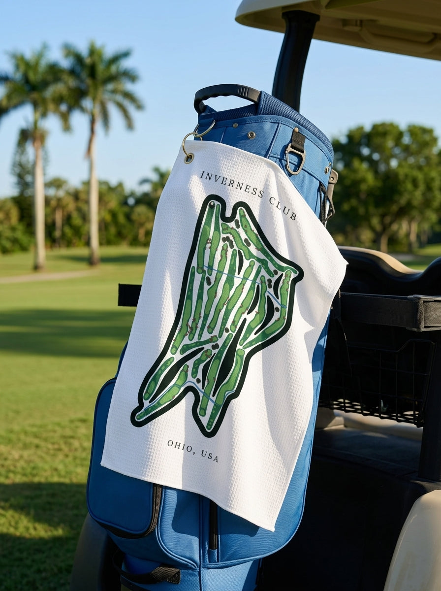 Inverness Club, Golf Course Towel, Ohio | Golf Course Print Towels