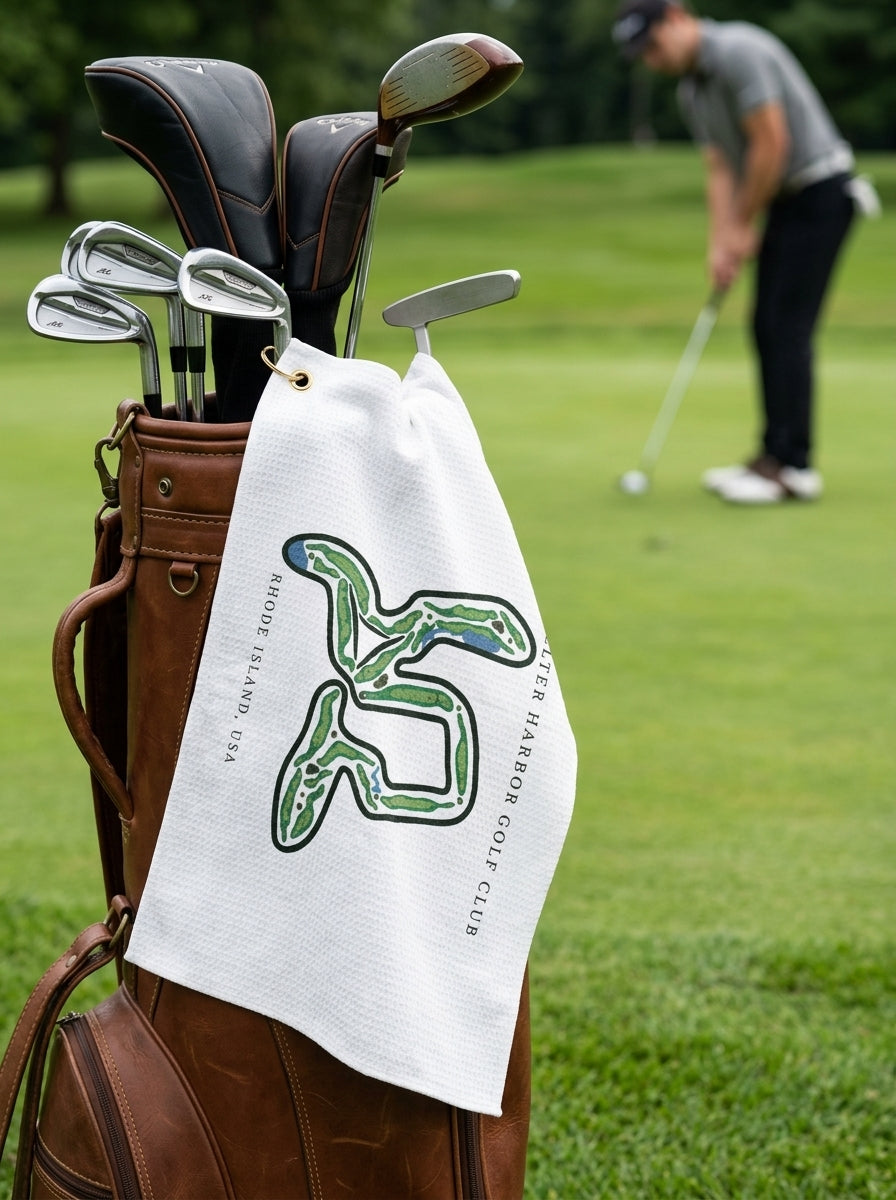Shelter Harbor Golf Club‎, Golf Course Towel, Rhode Island | Golf Course Print Towels