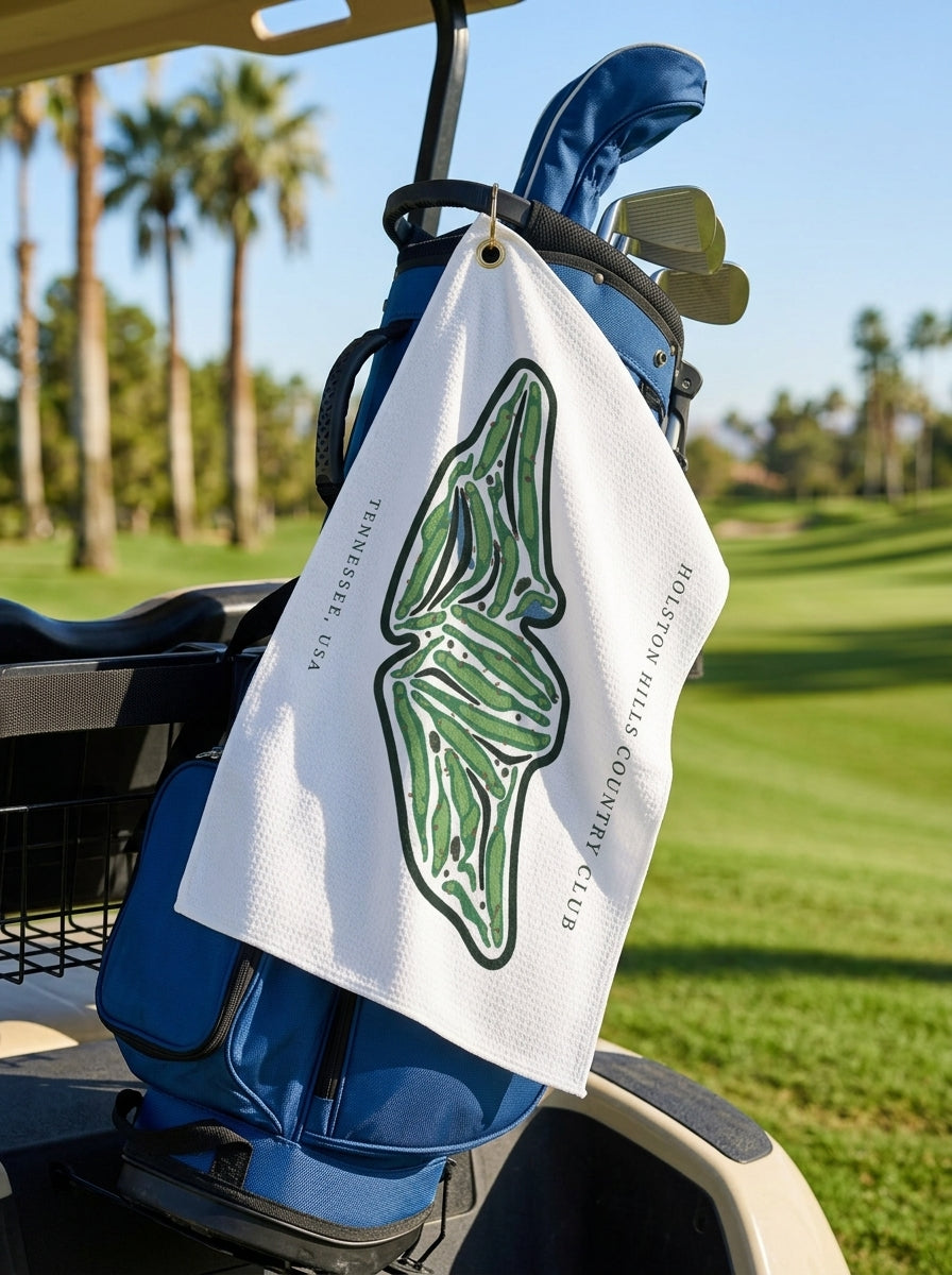 Holston Hills Country Club, Golf Course Towel, Tennessee | Golf Course Print Towels