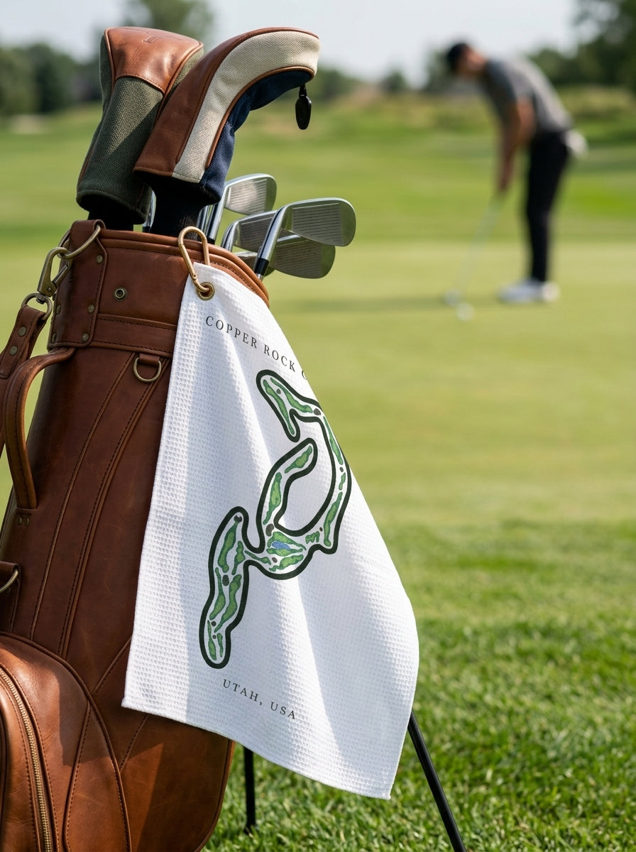 Copper Rock, Golf Course Towel, Utah | Golf Course Print Towels