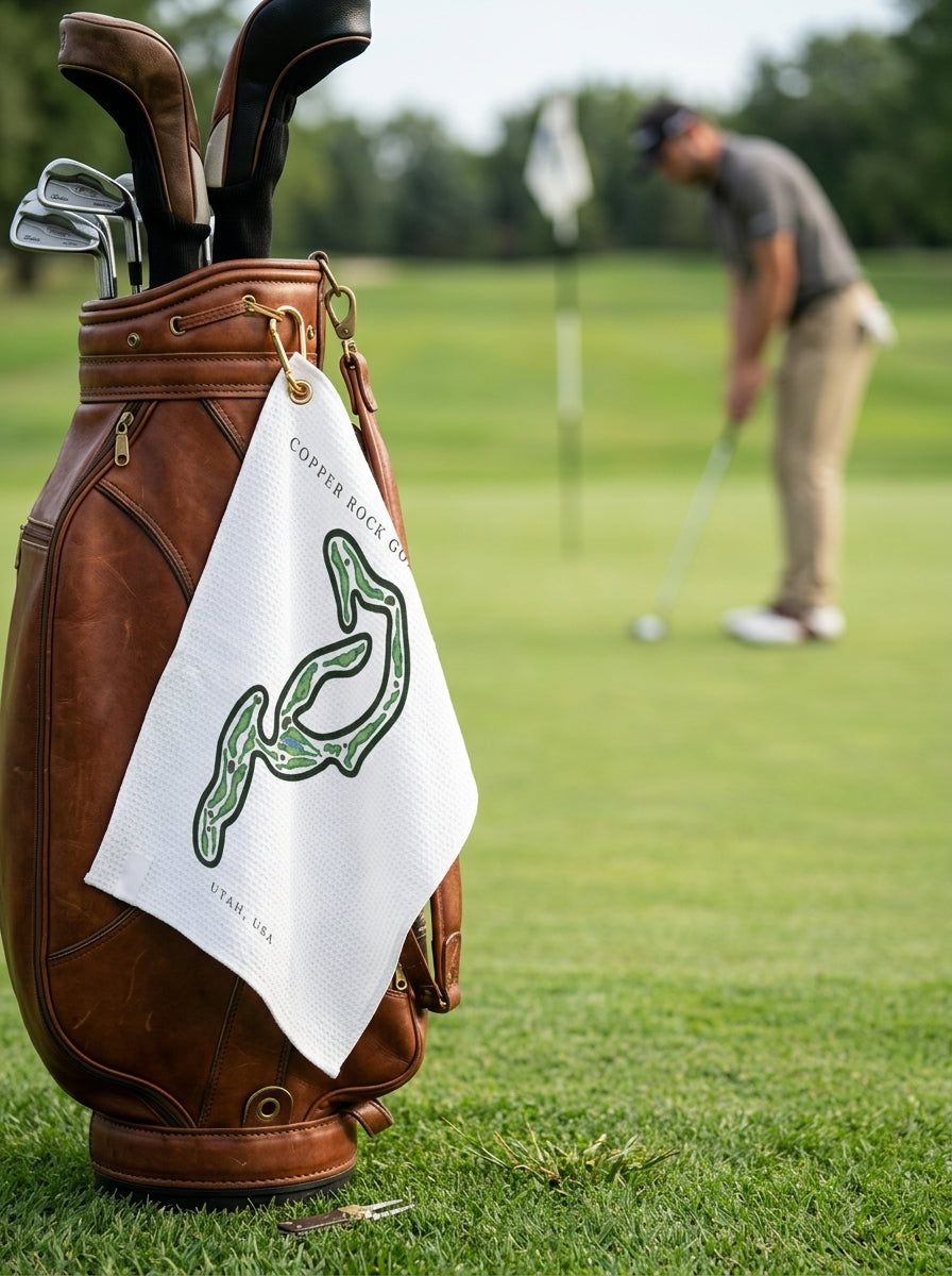 Copper Rock, Golf Course Towel, Utah | Golf Course Print Towels