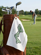Highland Course At Primland, Golf Course Towel, Virginia | Golf Course Print Towels