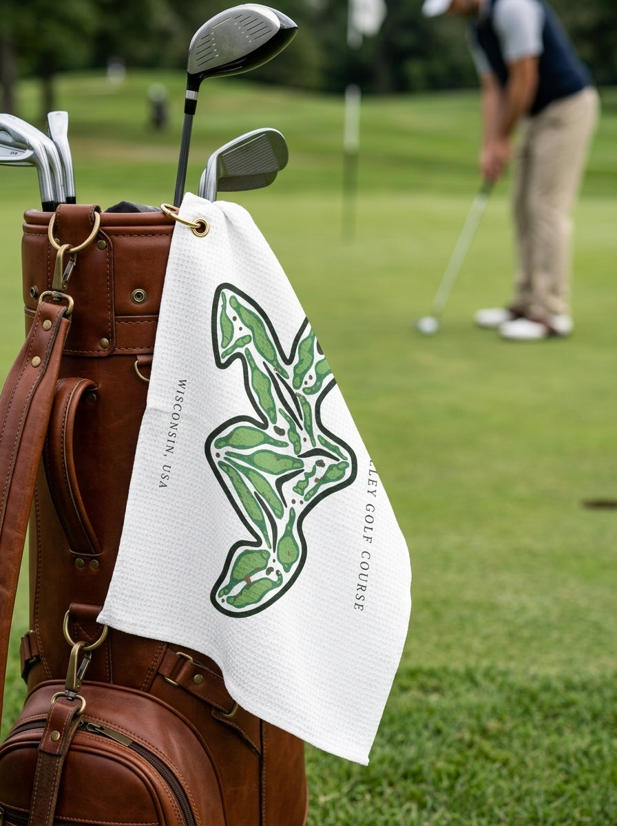 Sedge Valley Golf Course, Golf Course Towel, Wisconsin | Golf Course Print Towels