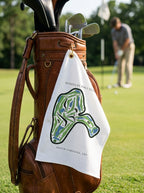 Berkeley Hall Club, Golf Course Towel, South Carolina | Golf Course Print Towels