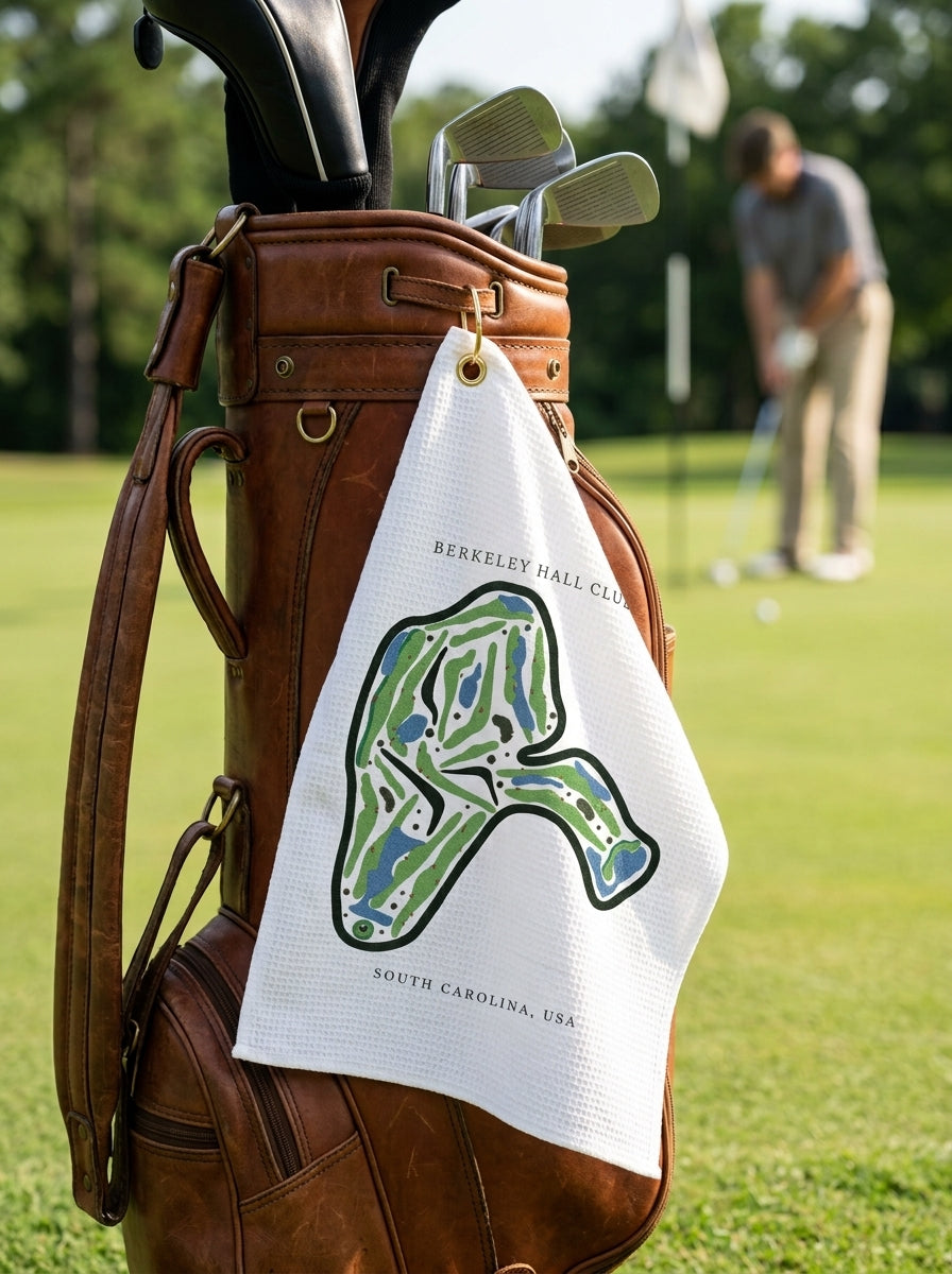 Berkeley Hall Club, Golf Course Towel, South Carolina | Golf Course Print Towels