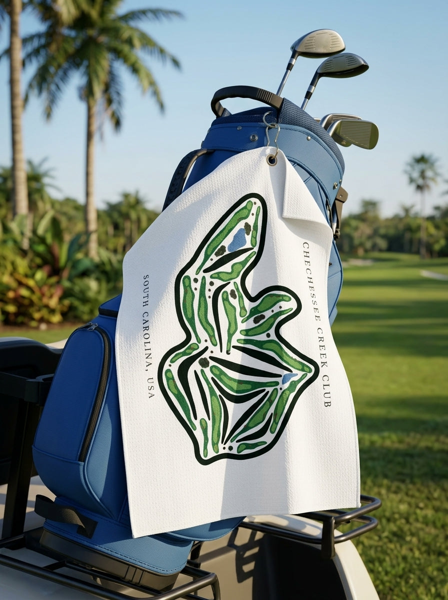 Chechessee Creek Club, Golf Course Towel, South Carolina | Golf Course Print Towels