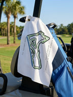 The Norman Course at Barefoot Resort & Golf, Golf Course Towel, South Carolina | Golf Course Print Towels