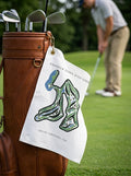 Harbour Town Golf Links, Hilton Head, Golf Course Towel, South Carolina | Golf Course Print Towels