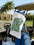 Lakeside Country Club, Golf Course Towel, Texas | Golf Course Print Towels