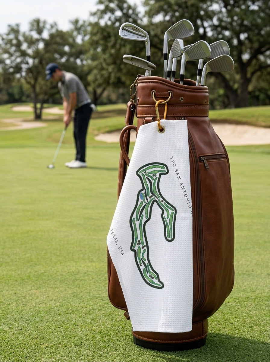 TPC San Antonio Canyons Course , Golf Course Towel, Texas | Golf Course Print Towels