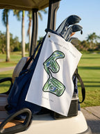 The Quarry Golf Course, Golf Course Towel, Texas | Golf Course Print Towels