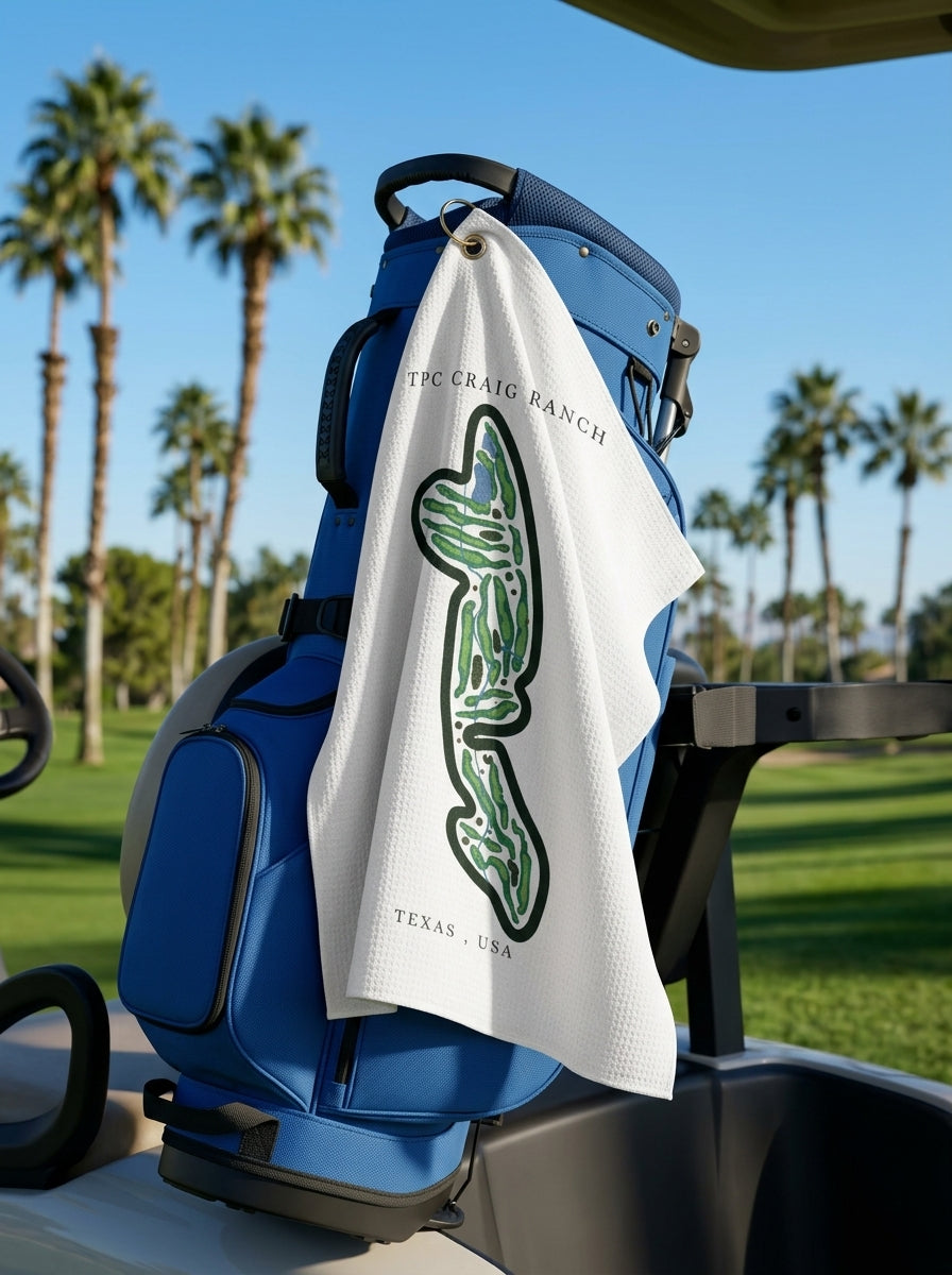 TPC Craig Ranch, Texas | Golf Course Print Towels | Golf Course Microfiber