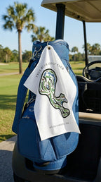 True Blue Golf Club Golf Course Prints, South Carolina | Golf Course Print Towels | Golf Course Microfiber
