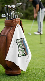The Links at Spanish Bay Golf Course Print, California | Golf Course Print Towels | Golf Course Microfiber