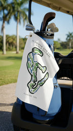 Slammer and Squire Golf Course Print, Florida | Golf Course Print Towels | Golf Course Microfiber