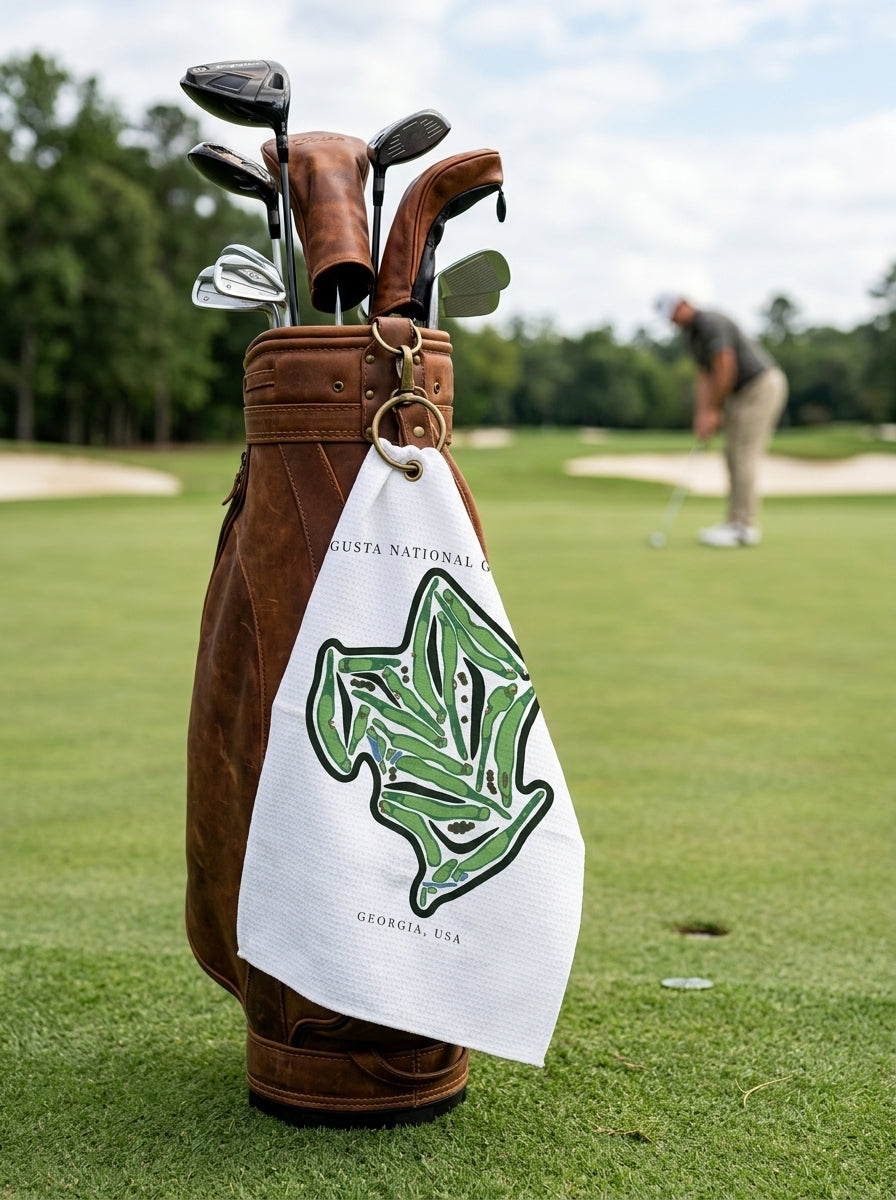 Augusta National Golf Club, Golf Course Print, Georgia | Golf Course Print Towels | Golf Course Microfiber