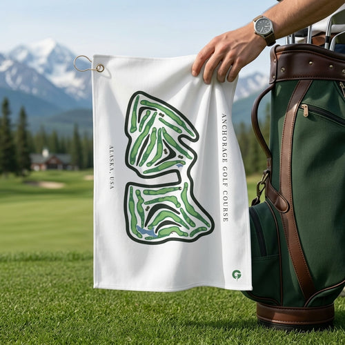 Custom Golf Course Towel | Golf Course Prints, Golf Course Print Towels, Golf Course Microfiber